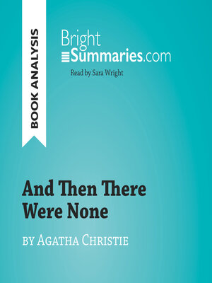 cover image of And Then There Were None by Agatha Christie (Book Analysis)
